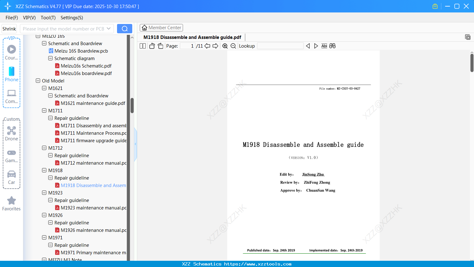 Meizu M1918 Disassemble And Assemble Guide